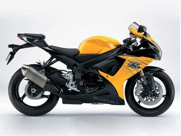 2011-2024 Yellow Suzuki GSXR 600/750 Motorcycle Fairings