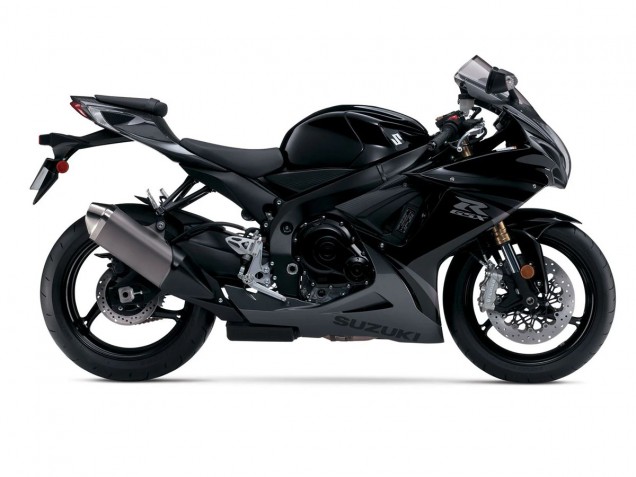2011-2024 Glossy Black Suzuki GSXR 600/750 Motorcycle Fairing