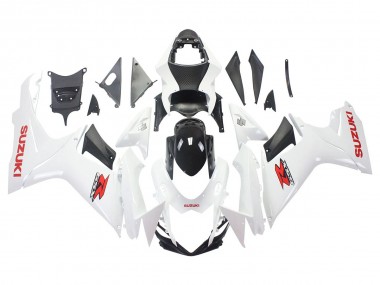 2011-2024 White Glossy Black Red Decal Suzuki GSXR 600/750 Motorcycle Fairings