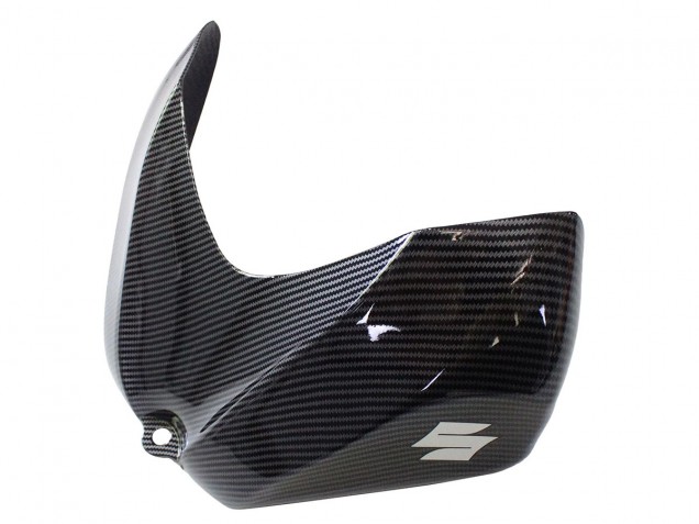2006-2007 Black White Carbon Fiber Style Suzuki GSXR 600/750 Motorcycle Fairings