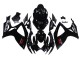 2006-2007 Glossy Black Suzuki GSXR 600/750 Motorcycle Fairings