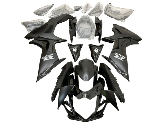 2011-2024 Matte Black Suzuki GSXR 600/750 Motorcycle Fairings