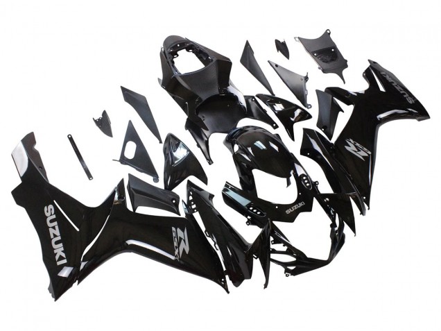 2011-2024 Glossy Black Suzuki GSXR 600/750 Motorcycle Fairings