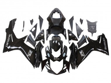 2011-2024 Glossy Black Suzuki GSXR 600/750 Motorcycle Fairings
