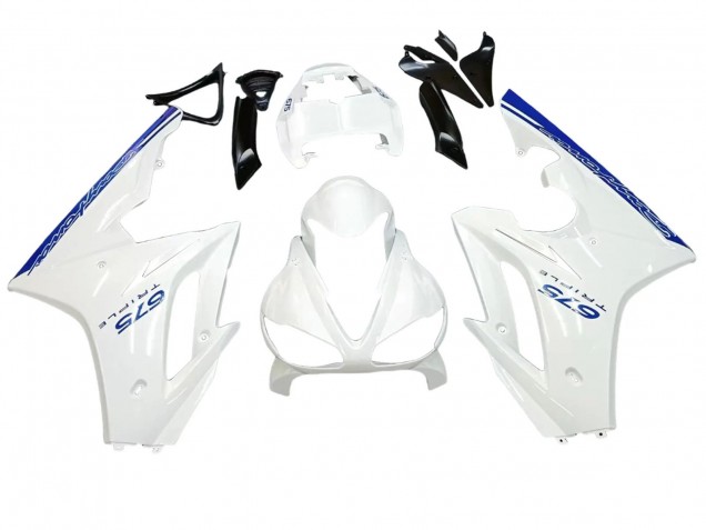 2006-2008 White Blue Triumph Daytona 675 Motorcycle Fairings