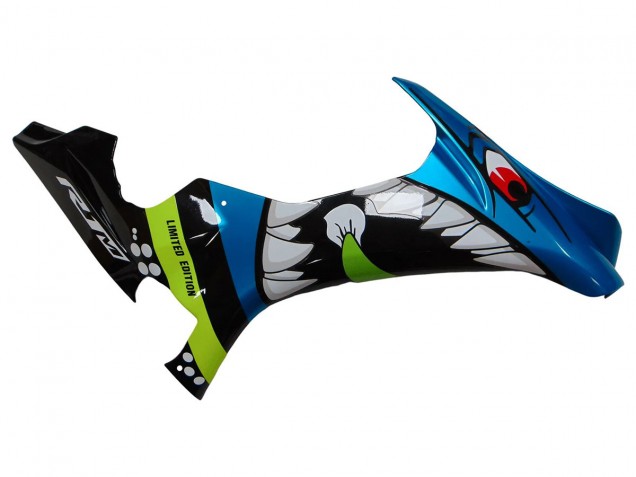 2015-2019 Blue Green Black Shark Yamaha YZF R1 Motorcycle Fairings