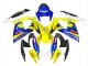 2006-2007 White Blue Yellow Corona Alstare Suzuki GSXR 600/750 Motorcycle Fairings