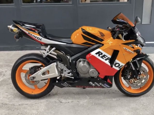2005-2006 Black Orange White Red Repsol Honda CBR600RR Motorcycle Fairings