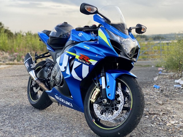 2009-2016 Blue Green White Suzuki GSXR 1000 Motorcycle Fairings