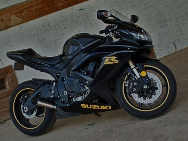 2001-2003 Black Suzuki GSXR 600 Motorcycle Fairings
