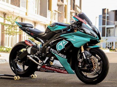2008-2016 Light Green White Black Petronas Yamaha YZF R6 Motorcycle Fairings