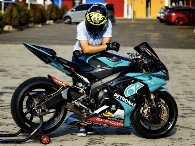 2008-2016 Light Green White Black Petronas Yamaha YZF R6 Motorcycle Fairings
