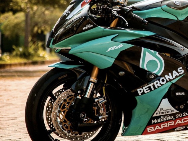 2008-2016 Light Green White Black Petronas Yamaha YZF R6 Motorcycle Fairings