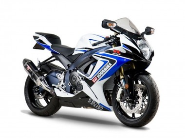 2005-2006 White Blue Black Yoshimura Suzuki GSXR 1000 Motorcycle Fairings