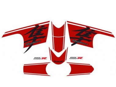 2008-2020 Glossy Black Red Suzuki GSXR 1300 Hayabusa Motorcycle Fairing