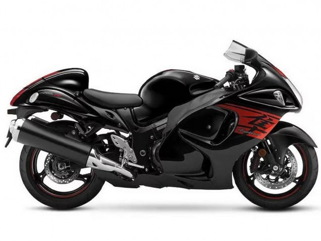 2008-2020 Black Red Suzuki GSXR 1300 Hayabusa Motorcycle Fairings