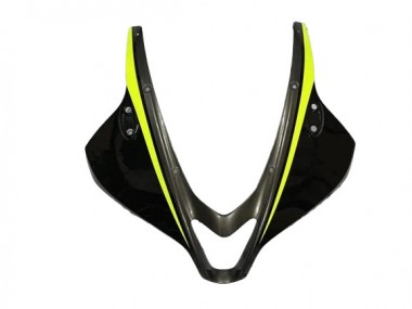 2007-2008 Glossy Black High Viz Yellow Honda CBR600RR Motorcycle Fairings