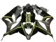 2007-2008 Glossy Black High Viz Yellow Honda CBR600RR Motorcycle Fairings