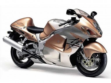 1996-2007 Light Brown Silver Suzuki GSXR 1300 Hayabusa Motorcycle Fairings