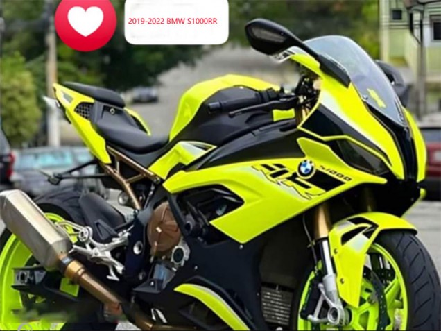 2019-2022 Lemon Yellow BMW S1000RR Motorcycle Fairings