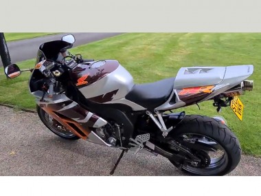 2006-2007 Silver Oange Honda CBR1000RR Motorcycle Fairings