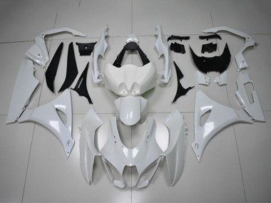 2017-2024 White Suzuki GSXR 1000 Motorcycle Fairings