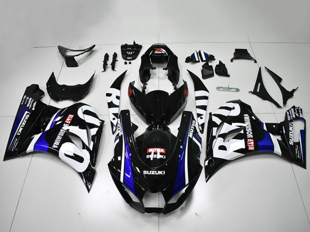 2017-2024 Black White Blue Motul Suzuki GSXR 1000 Motorcycle Fairings