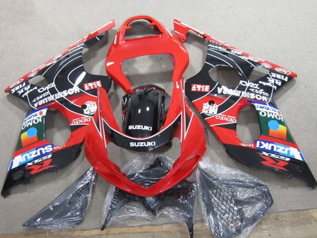 2000-2002 Red Black Blue DENSO Suzuki GSXR 1000 Motorcycle Fairings