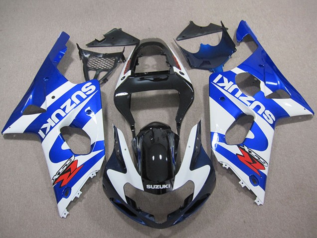 2000-2002 Blue White Black Red Suzuki GSXR 1000 Motorcycle Fairings
