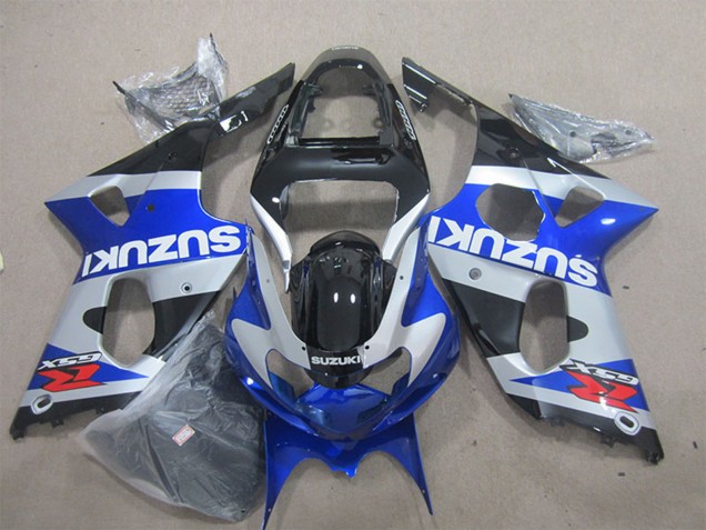 2000-2002 Blue Silver Black Red White Decal Suzuki GSXR 1000 Motorcycle Fairings
