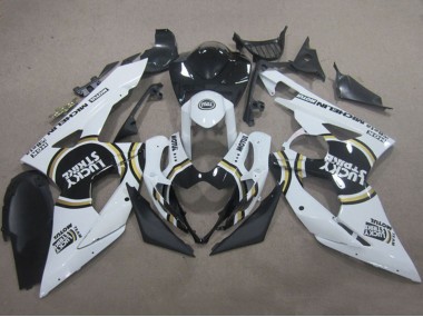 2005-2006 White Black Lucky Strike Motul Suzuki GSXR 1000 Motorcycle Fairings