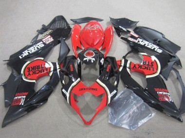 2005-2006 Black Red Lucky Strike Motul Suzuki GSXR 1000 Motorcycle Fairings