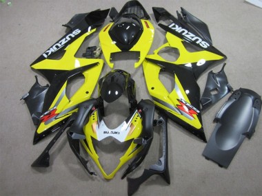 2005-2006 Yellow Black White Red Suzuki GSXR 1000 Motorcycle Fairings