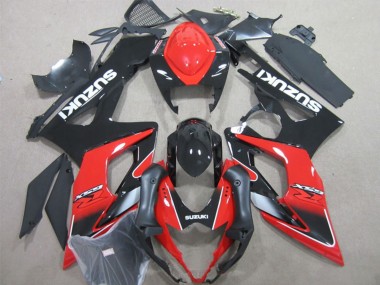 2005-2006 Black Red Suzuki GSXR 1000 Motorcycle Fairings