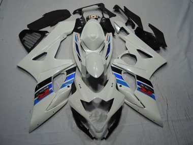 2007-2008 White Blue Red Suzuki GSXR 1000 Motorcycle Fairing Kits