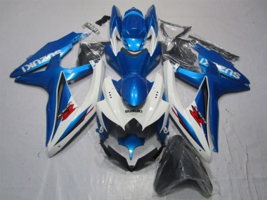 2007-2008 White Blue Red Suzuki GSXR 1000 Motorcycle Fairing