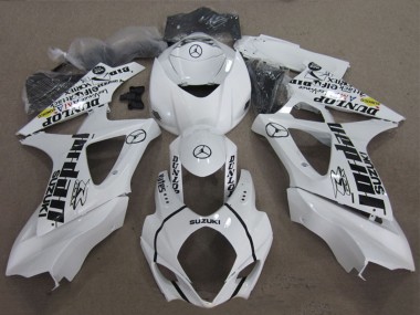 2007-2008 White Black Jordan Suzuki GSXR 1000 Motorcycle Fairings