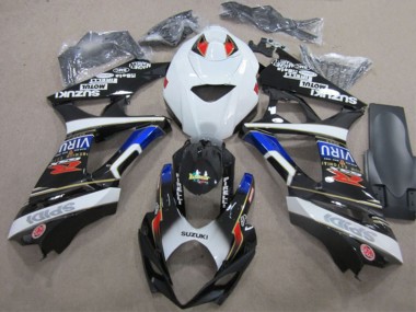 2007-2008 White Blue Red Black Suzuki GSXR 1000 Motorcycle Fairings