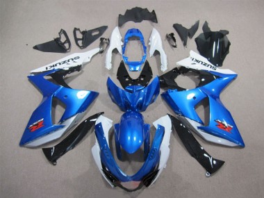 2009-2016 White Blue Black Suzuki GSXR 1000 Motorcycle Fairings Kits