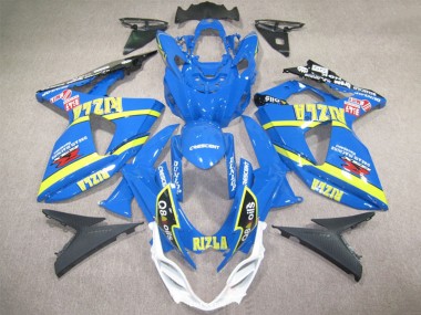 2009-2016 Blue Yellow Rizla Q8 Oils Suzuki GSXR 1000 Motorcycle Fairings