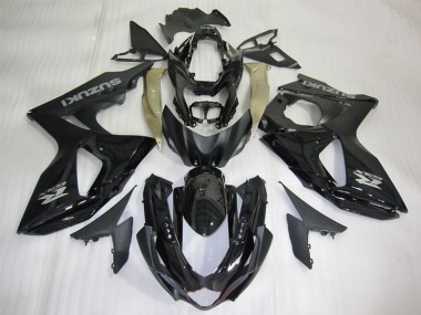 2009-2016 Glossy Black Silver Decal Suzuki GSXR 1000 Motorcycle Fairings