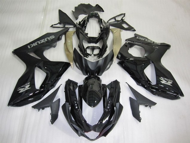 2009-2016 Glossy Black Silver Decal Suzuki GSXR 1000 Motorcycle Fairings