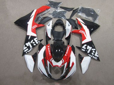 2011-2024 Black Red Suzuki GSXR 750 Motorcycle Fairings