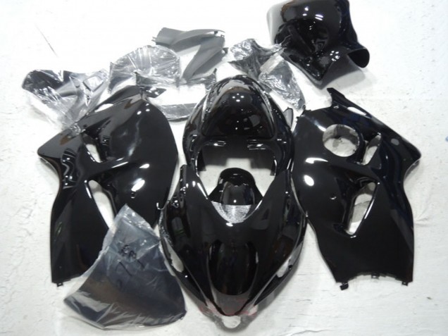 1996-2007 Glossy Black Suzuki GSXR 1300 Hayabusa Motorcycle Fairings