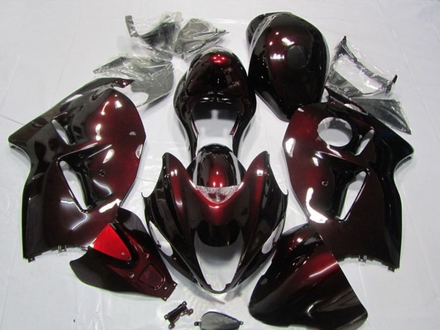 1996-2007 Red Black Suzuki GSXR 1300 Hayabusa Motorcycle Fairing Kits