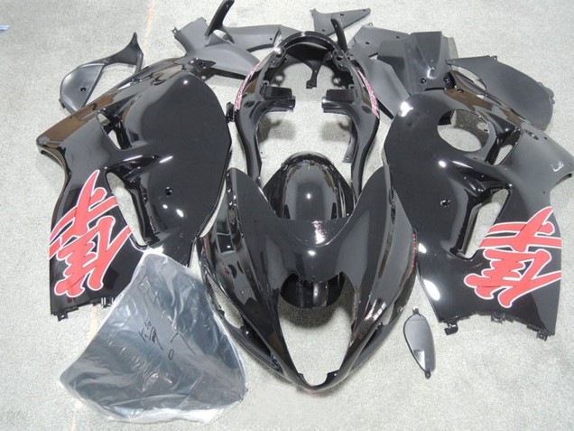 1996-2007 Glossy Black Red Decal Suzuki GSXR 1300 Hayabusa Motorcycle Fairings