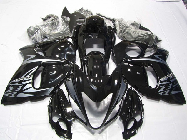 2008-2020 Glossy Black Silver Suzuki GSXR 1300 Hayabusa Motorcycle Fairings