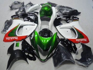 2008-2020 White Green Red Makita Suzuki GSXR 1300 Hayabusa Motorcycle Fairings
