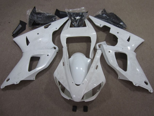 1998-1999 White Yamaha YZF R1 Motorcycle Fairings