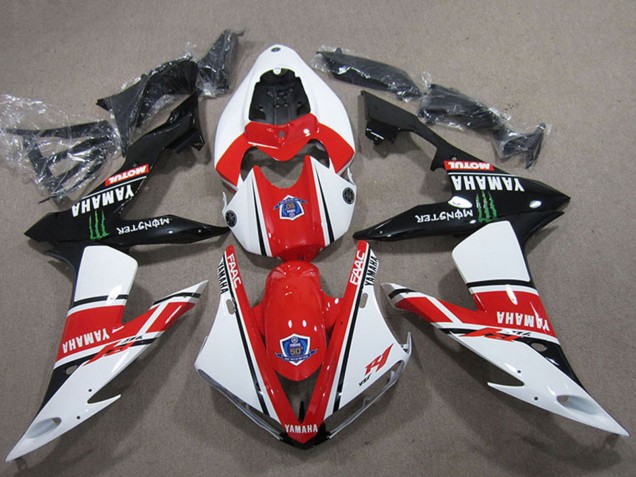 2004-2006 White Red Black Green Motul Monster Yamaha YZF R1 Motorcycle Fairings